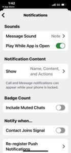 Notification Options