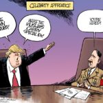 Trump applying for a job from Hitler