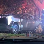Cybertruck crash
